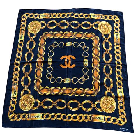 chanel scarf navy|chanel scarf outlet.